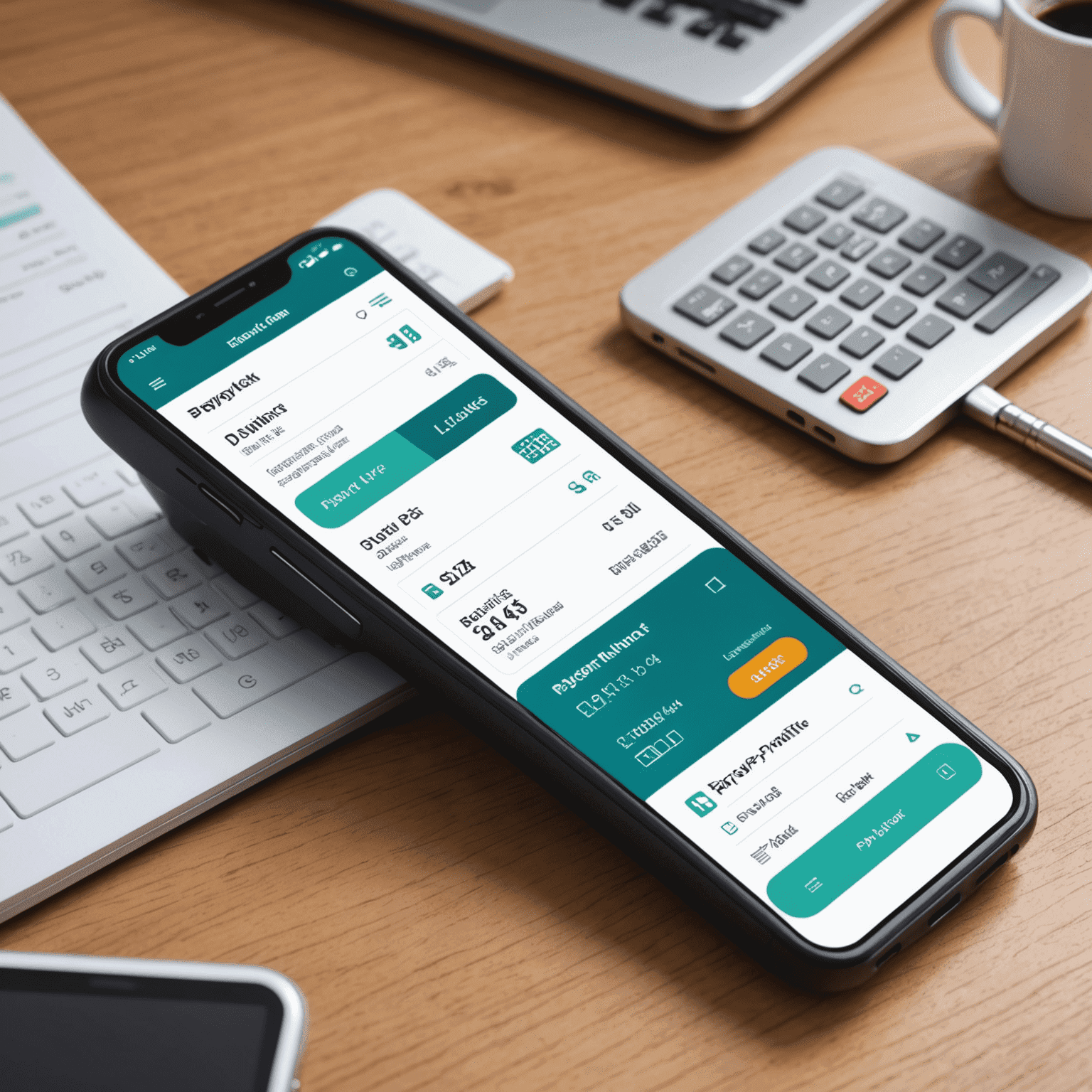 A secure online payment interface showing a mobile phone bill being paid. The interface features a clean design with fields for entering payment details, a prominent 'Pay Now' button, and security icons to emphasize the safety of the transaction.